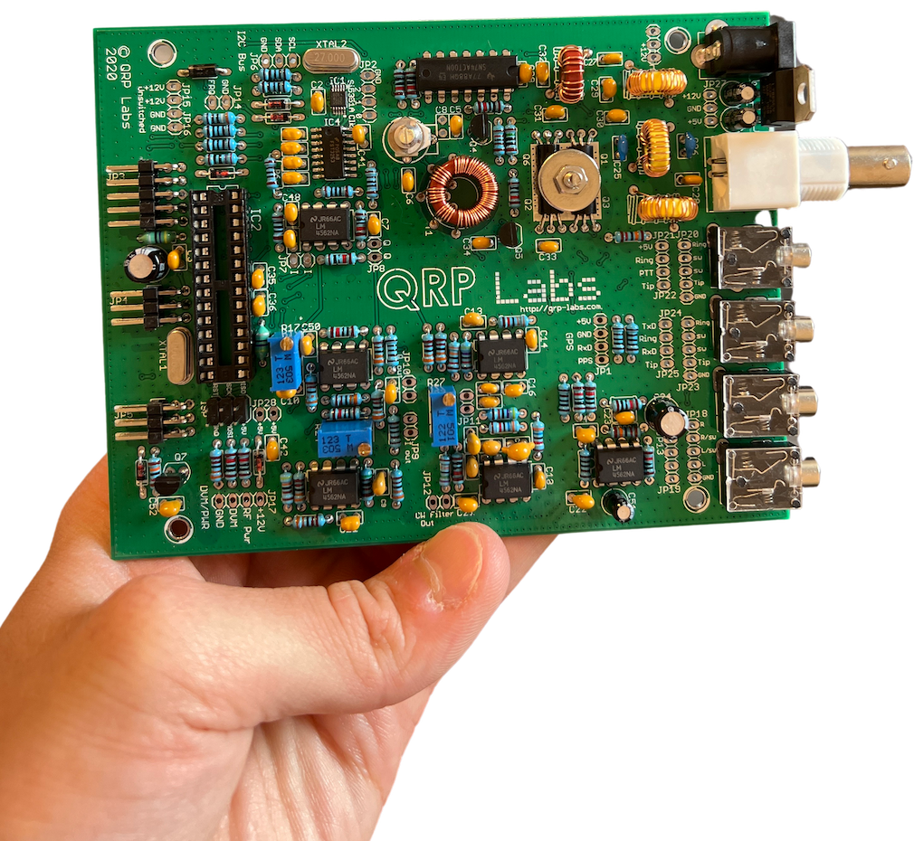 QRP Labs QCX+ transceiver